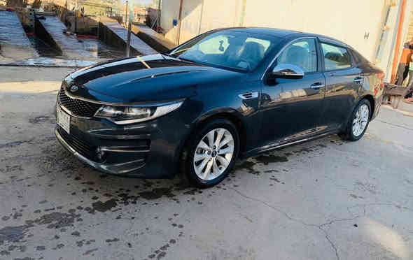 كيا اوبتما 2017
تعتبر كلين وبسعر مناسب 132
بيع سريع
اللون رصاصي غامق 
وارد امريكي 
رقم انبار تحوير مباشر
 بارد فقط ضرر دعاميه خلفيه ومصلحة نفسها  . 
3 انظمة قياده 
كامره دوارة 
اشاير بالمري 
بلوثوث 
داخل مطعم صاجي 
شاشه اعطال وحساس ضغط الاطار 
محرك 2400 
مكان السيارة هيت 

***********
