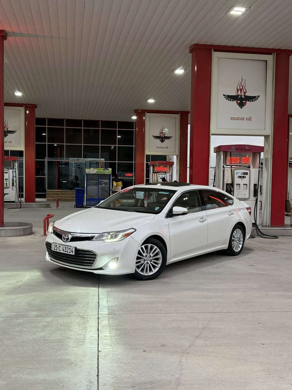 تويوتا أفالون 2013للمت  خليجي
فل مواصفات: فتحة سقف، بصمة، 6 سلندر
مقاعد جلد تبريد وتسخين، لايت ، زينون
الكير والمكينة مامفتوح شرط،  وبدون عيب
لا يوجد صوت دجيتال
ماشية فقط 106 ألف كم حقيقي

سعر208ورقه بي مجال قليل 

السيارة نظيفة جداً وجميلة
المقاعد اماميات جلد بلادي
بدون صبغ، بدون ضرر بيه مكانين بارد PDRولباقي سياره كفاله عامه حته من رصعه 

                                              

الموقع:كركوك 

أرقام المالك:
***********
