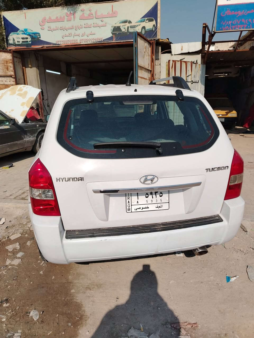 من رخصت مدير الكروب المحترم توسان ٢٠٠٩ رقم نجف مشروع وطني كامل المواصفات مكفوله من الصبغ عدا الجاملغ الأمامي الأيمن السعر ١٢٠ مجال بصيط حك الجيه مكان السياره الكوفه رقم الهاتف *********** سنويه لغايت ٢٨
