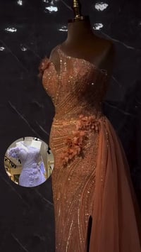 فستان يدوي • بنفسجي • قياس 40ونص