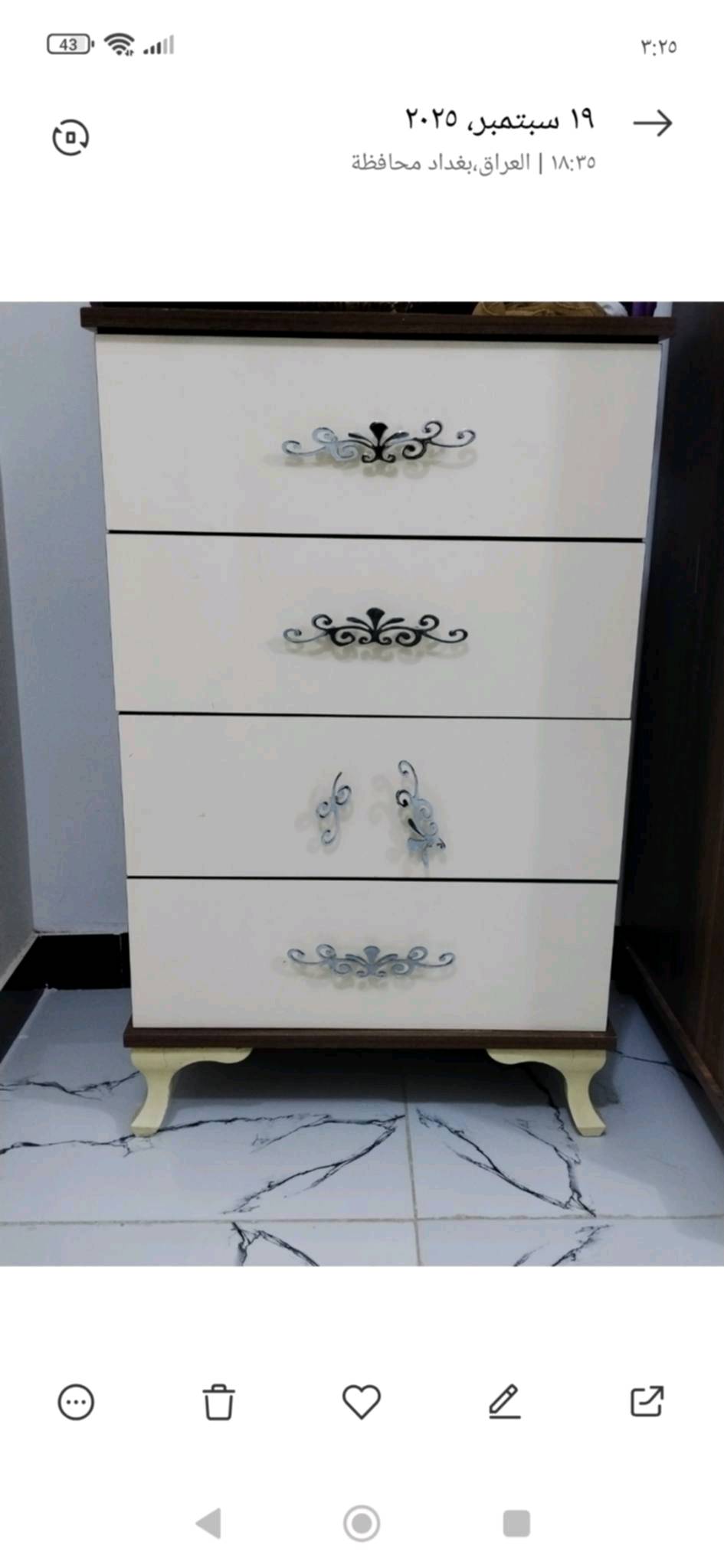 #سلام عليكم يتوفر غرفه تركيه وسعر مناسب جداً جداً اريد ابيعه على سريععع راسلوني #خاص عنوان بغداد سعره بي مجال 