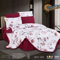 فرش نفرين مقرنصة • قماش قطني • ٦ قطع