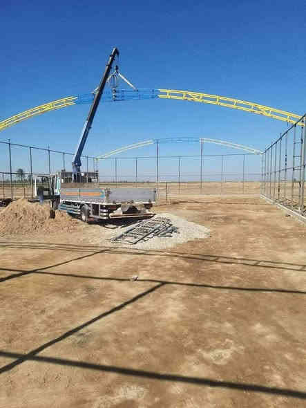 مرخصة مدير الكروب المحترام
شركة بغداد لبناء الملاعب الرياضيه كافه
نعمل بكل محافظات العراق الحبيب🇮🇶🇮🇶✔️✔️✔️
منتجاتنا تركيه المنشأ مع وجود شهاده منشاء 🇹🇷🇹🇷🇹🇷
الضمان الحقيقة لمدة ٦ سنوات👍👍👍
مواصفات الملعب ✍️
١-اعمده حديد مدور قطر ٣انج سمك ٢ ملم السياج 🇹🇷🇹🇷
٢-قواطع عرظيه من بوري مدور قطر ٢انج ٣ خطوط🇹🇷🇹🇷
٣-بي ارسي سمك ٤ملم نوع تركي مغلف ومغلون 🇹🇷🇹🇷
٤-رباط كونكريت قياس ٣٠*٢٠ 🇮🇶🇮🇶
٥-فرش طبقه من البحص المستخدم للملاعب قياس سمك ٥ سم
٦- شبكه هوائيه نوع قطني لسقف الملعب نوع تايلندي
٧-تصنيع اهداف من بوري مدور قطر ٣انج سمك ٢ ملم🥅
٨- تصنيع دكات احتياط عدد🛑⚽⚽⚽⚽🛑
٩-فرش ثيل صناعي نوع تركي من شركة نور تكس كثافه الثيل 16غرزه لكل 10سم  وارتفاع ٥٠ملم 🇹🇷🇹🇷🇹🇷🇹🇷 نسيج هولندي
١٠-اناره نوع لد سعه ٣٠٠ واط اقتصادي🏮
يوجد كادر هندسي تركي و عراقي 🇮🇶🇹🇷✔️✔️
لدينا اعمال مماثلة في كل محافظات العراق مندوب لكل محافظات
 العراق 
للاستفسار يرجى الاتصال بنا أو مراسلتنا 

*********** واتساب

*********** واتساب
