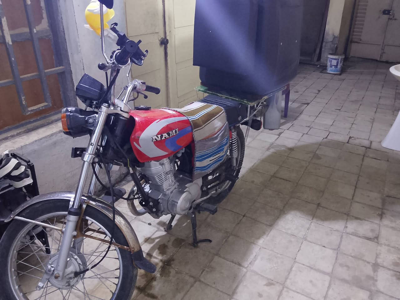 دراجه نامه شاصي ارشه 19وغراضه
كله نامه اوراق اصولي محركه ما بي فقط عدك الويل يرادله 
تبديل الدبلات تبديل الايت ما بي شي الكدام شغال بس بي كسر شويه العداد يرادله تبديل اشاير جدد ستوني شاده من نوفل غراضه كله نوفل تعال فحص سعره مليون بيه مجال اوكعلك حك الغراض التعبانه واني خادم تكلي عدي شاصي 
نامه وتراوس بشاصيك الارشه هم وياك خادم


**إذا كنت صاحب هذا الإعلان وتريد حذفه لأي سبب، رجاءا أرسل رسالة إلى الدعم الفني**