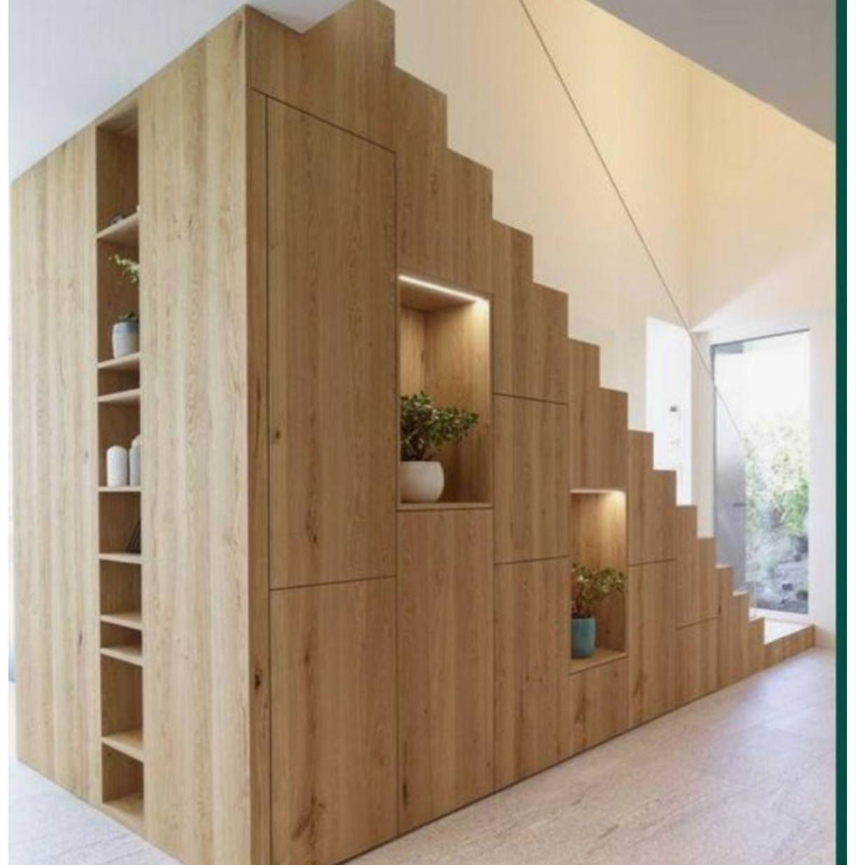 بعض الافكار لاستغلال اسفل الدرج  للتخزين واضافة لمسة ديكور جميلة
للعمل والتنفيذ الاتصال  بالرقم *********** ابو احمد
