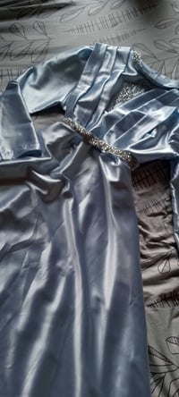 فستان ستان • مقاس ٧٠ • جديد لم يلبس