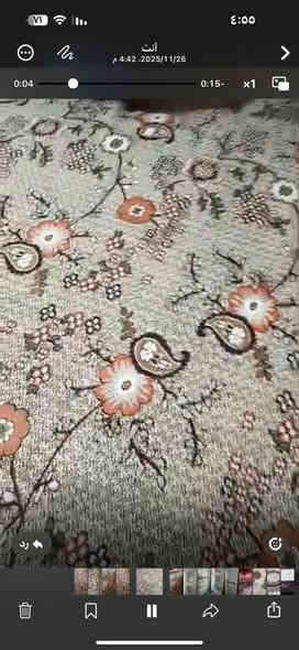 زوالي  كاشان ايراني الاولى ٤ في ٣ .. السعر ١٠٠ الف الثانية ٣ في ٢ .. ٧٥ الف 
الدورة حي الصحة .. ***********
يتوفر توصيل بكروة بغداد
