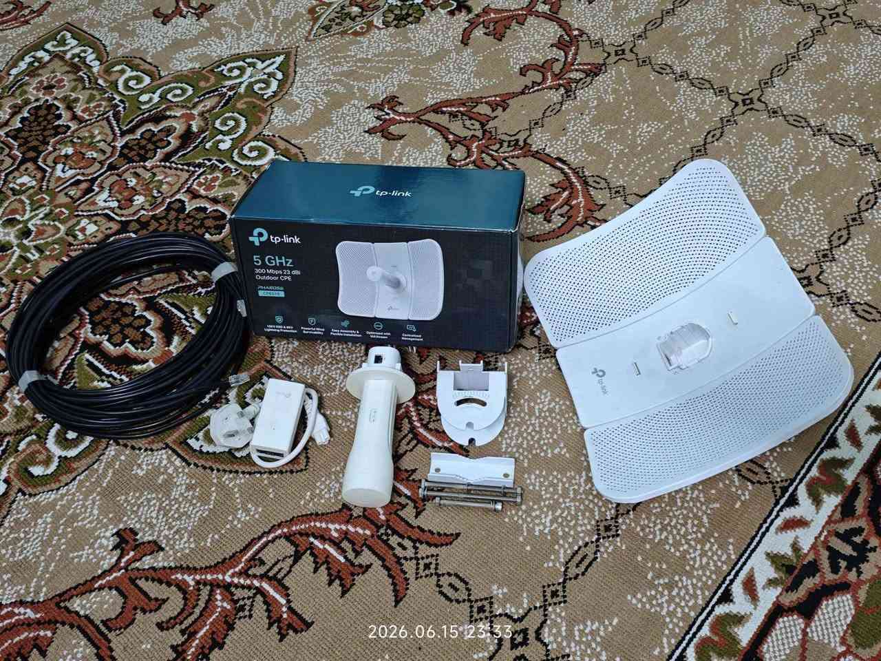 شبكة نانو TP link أصلي
أحدث أصدار أستعمال قليل
مع محولة أصلية وكيبل أصلي بطول 20 متر
سبب البيع أجه الكيبل الضوئي للمنطقة وحولت عليه 
المكان / السماوة
السعر / 45 ألف السماوا, المثنى


**إذا كنت صاحب هذا الإعلان وتريد حذفه لأي سبب، رجاءا أرسل رسالة إلى الدعم الفني**