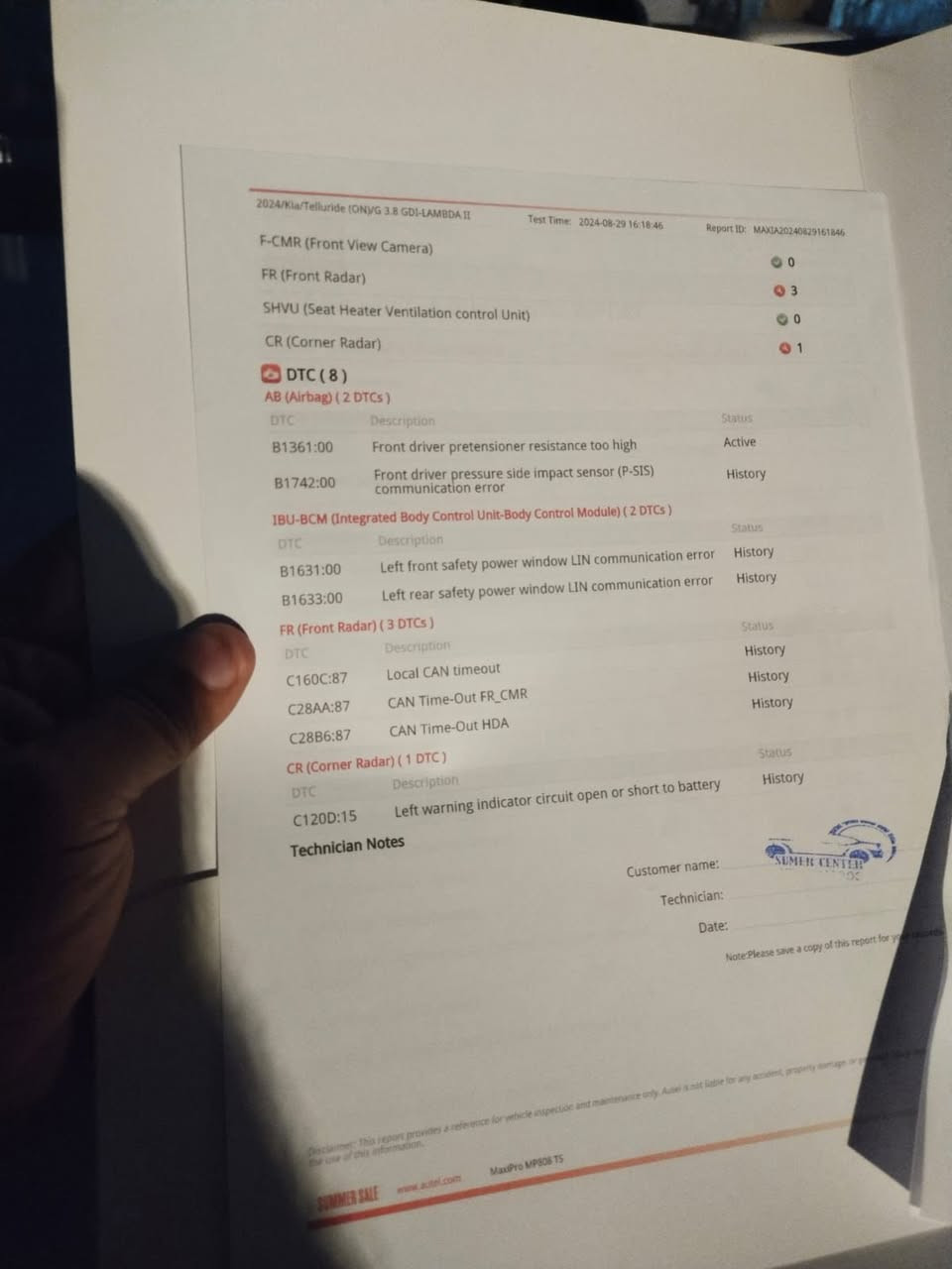 كيا توليرايد فئه S موديل 2014

محرك سته سلندر 3800

رقم بغداد

وارد امريكي حادثه مثل ما موضح بالصور  

٢ باب من جهة السائق  ومصلحات نفسهم دواخل سليمه  

مواصفاته:- بصمه ,فتحه ,داخل اسود ،كشن خلفي منفصل ,رادار امامي خلفي جانبي ,مقاعد كهرباء ,مقاعد تدفئه ,لايت زينون عالي ناصي ,حساسات خلفيه ,كامره خلفيه, دشبول ديجيتال متصل   ,اشاره بل مري ,تحديد مسار 

للاستفسار الاتصال على الرقم 

*********** 
مكان السياره بغداد زيونه
سعرها 29500$ وبيها مجال بسيط .
