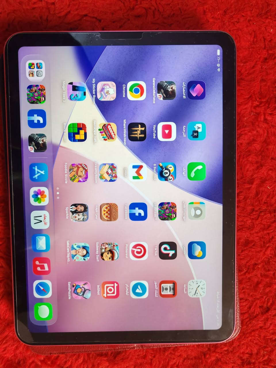 السلام عليكم
ايباد 11 العادي معالج a16
الجهاز 🔋 بطاريته 92
الجهاز يجي وياه كيبل شحن فقط
***********
