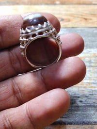 خاتم جزع اصلي صياغة شباج ٩٢٥ السعر ٤٠ الف مكاني بغداد رقمي 07777563141