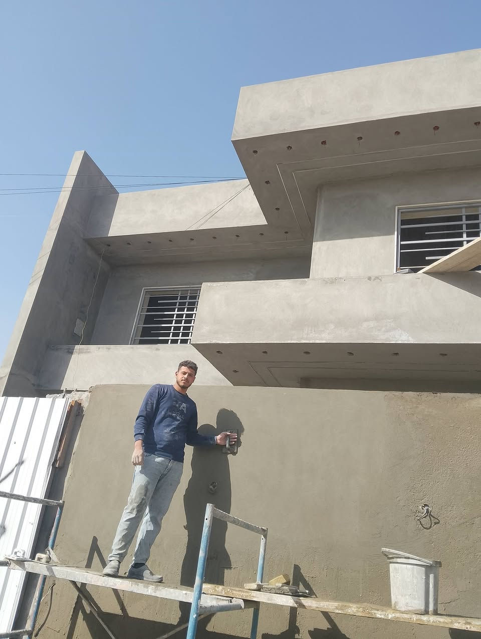 خلفه لبخ اسمنت مصري درجه اولى تصفير سقل ناعم واجهات نثر ***********
