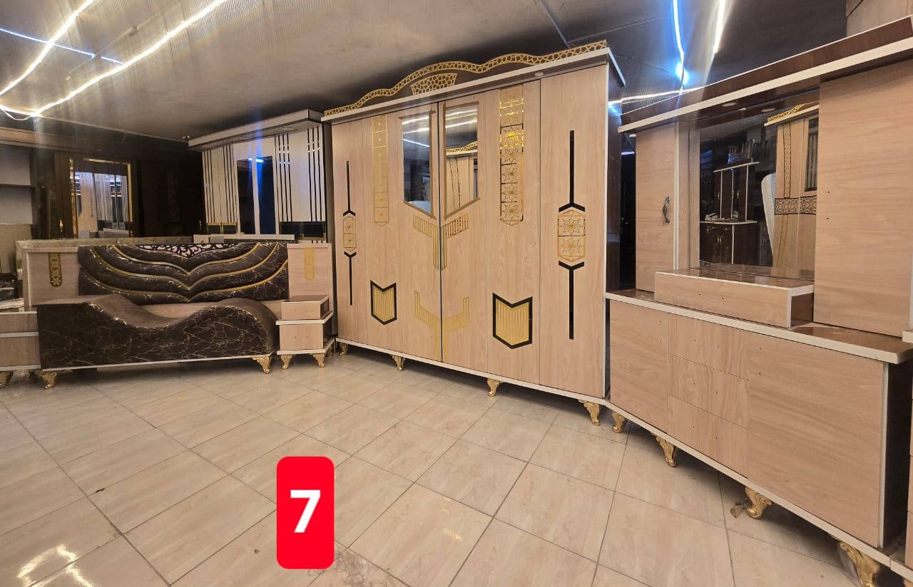 😎#من عنااا وحصرا  😍
🔥👈 احدث واجمل تصاميم غرف النوم خشب لمايكا 👍🏼
😍🤩وبس 7 مليون مع فرشة هددية👍
📲للاستعلااام
الغرفة مؤلفة من..
1️⃣#خزانة 6 ابواب فتح
2️⃣ #تخت مجوز صندوق،160×200
 3️⃣#بيرو مراي 4دروج+بابين
4️⃣ #كمديناات عدد 2 مع تاج
5️⃣رباعية دروج
6️⃣ شازلونة لتخت بأحدث تصميم
7️⃣الغرفة نوم خشب  #ميلامين سماكة 16 بالكامل
🚛يوجد توصيل وتركيب
🌹🌹🌹🌹👈 التواصل والاستفسار مسنجر 💥


**إذا كنت صاحب هذا الإعلان وتريد حذفه لأي سبب، رجاءا أرسل رسالة إلى الدعم الفني**