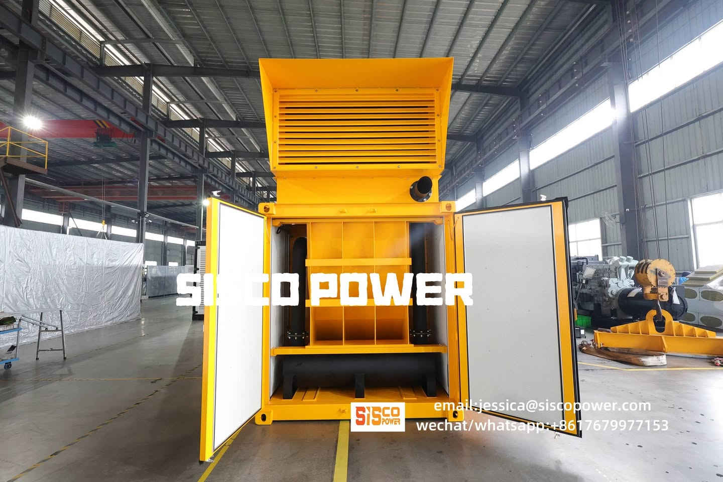 🟧🟨 مولد غاز (Gas Genset) بقدرة 260 كيلوواط بتصميم مخصص داخل حاوية.

يعمل بمحرك من نوع #Cummins ومولد كهربائي (Alternator) من نوع #LeroySomer.

-- يتميز الغطاء الخارجي (الحاوية) بمقاومة رذاذ الملح، والماء، والصدأ، والحريق، مما يضمن أداءً مستقراً في الظروف البيئية القاسية.

-- مقاومة عالية لدرجات الحرارة؛ يضمن استمرارية العمل دون انقطاع في المناطق ذات درجات الحرارة المرتفعة خلال فصل الصيف الحار.

-- مستوى ضوضاء منخفض أثناء التشغيل، مما يوفر تجربة استخدام مريحة ومناسبة.

-- إمكانية التخصيص حسب الطلب، وخدمة احترافية من المصنع، وضمان لمدة عام واحد.

لا تترددوا في التواصل معنا إذا كنتم مهتمين!
📩 jessica@siscopower.com
📲 8617679977153
https://wa.me/8617679977153

#SISCOPOWER #GASGENSET #Generator #powersolution #motor #gasgenerator #مولد_الغاز #حلول_الطاقة #محرك


**إذا كنت صاحب هذا الإعلان وتريد حذفه لأي سبب، رجاءا أرسل رسالة إلى الدعم الفني**