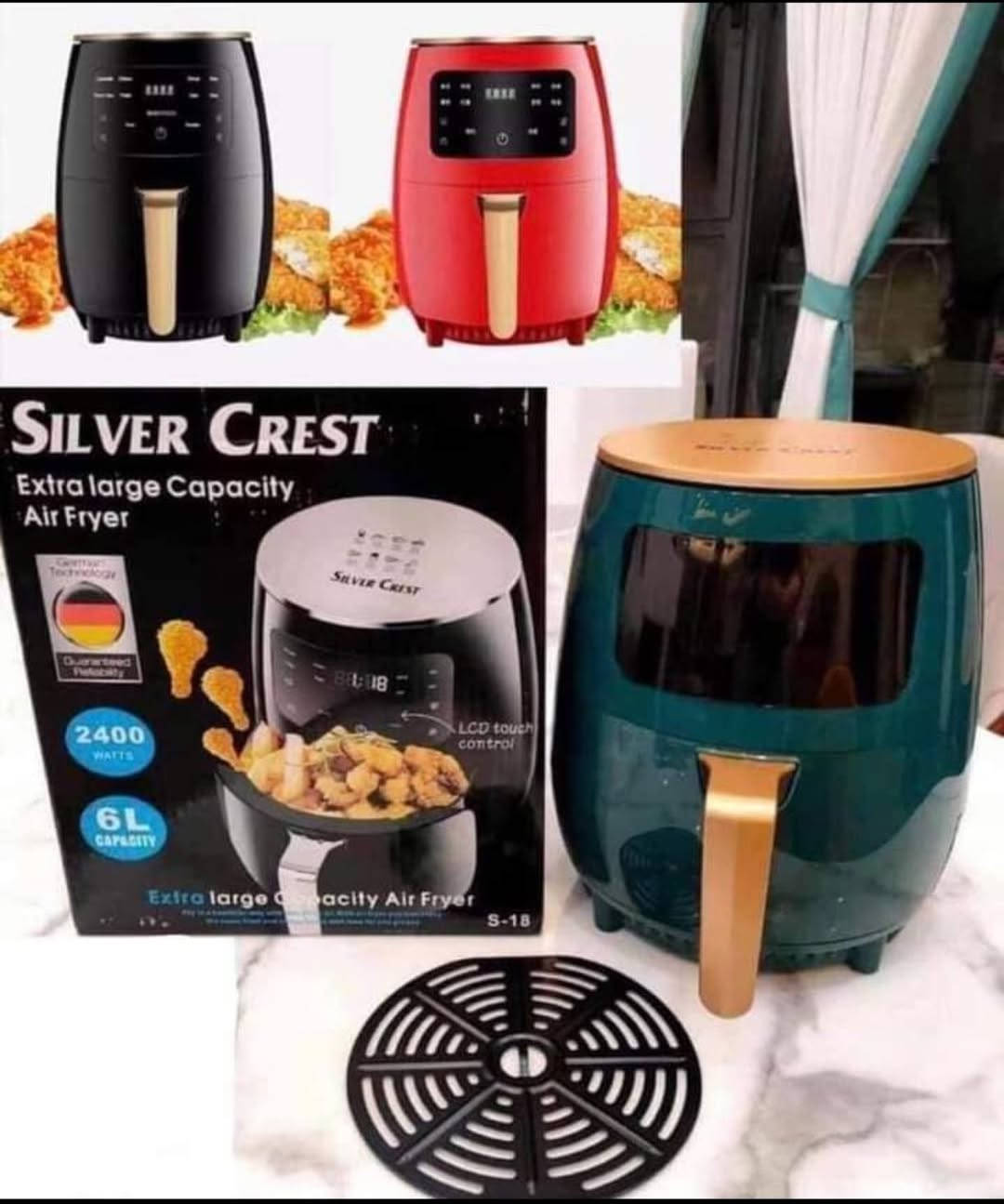 🔥 قلاية هوائية Silver Crest سعة 6 لتر 🔥
استمتع بأكلاتك المفضلة بطريقة صحية ولذيذة مع قلاية Silver Crest الهوائية!

✅ سعة كبيرة 6 لتر مناسبة للعائلة
✅ قوة 2400 واط لطبخ أسرع وأفضل
✅ شاشة رقمية مع تحكم باللمس (LCD Touch)
✅ قلي وشوي وخبز بدون زيت أو بكمية قليلة جداً
✅ تصميم أنيق وعصري يضيف لمسة جميلة للمطبخ
✅ سهلة التنظيف والاستخدام

🍟 حضّر البطاطا، الدجاج، السمك، والمعجنات بطعم رائع ودهون أقل.

سعر 40 الف مع التوصيل


**إذا كنت صاحب هذا الإعلان وتريد حذفه لأي سبب، رجاءا أرسل رسالة إلى الدعم الفني**