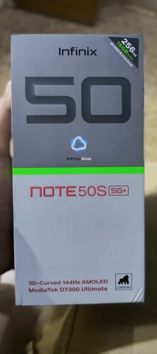 موبايل انفنكس نوت 50 اس 5 جي مستعمل شهر واحد  نظافة مية بالمية لزكة الشركة بعدها بالشاشة شاحنة وسماعة بعدهن مامستعملات ذاكرة 256 والداخلية 8 + 8 يعني 16 السعر 275 الف 
مكاني بغداد الاعظمية
*********** بغداد, العراق
