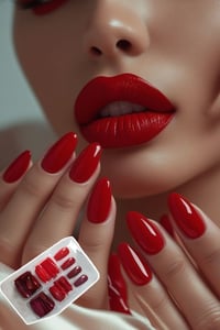 اضافر صناعيه • ٩٦ قطعة • مقاسات مختلفه