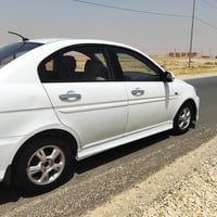 اكسنت موديل 11 نص باب صبخ مع شخطه باب سائق  رقم إنكليزي مسطرة  رقم ارب...