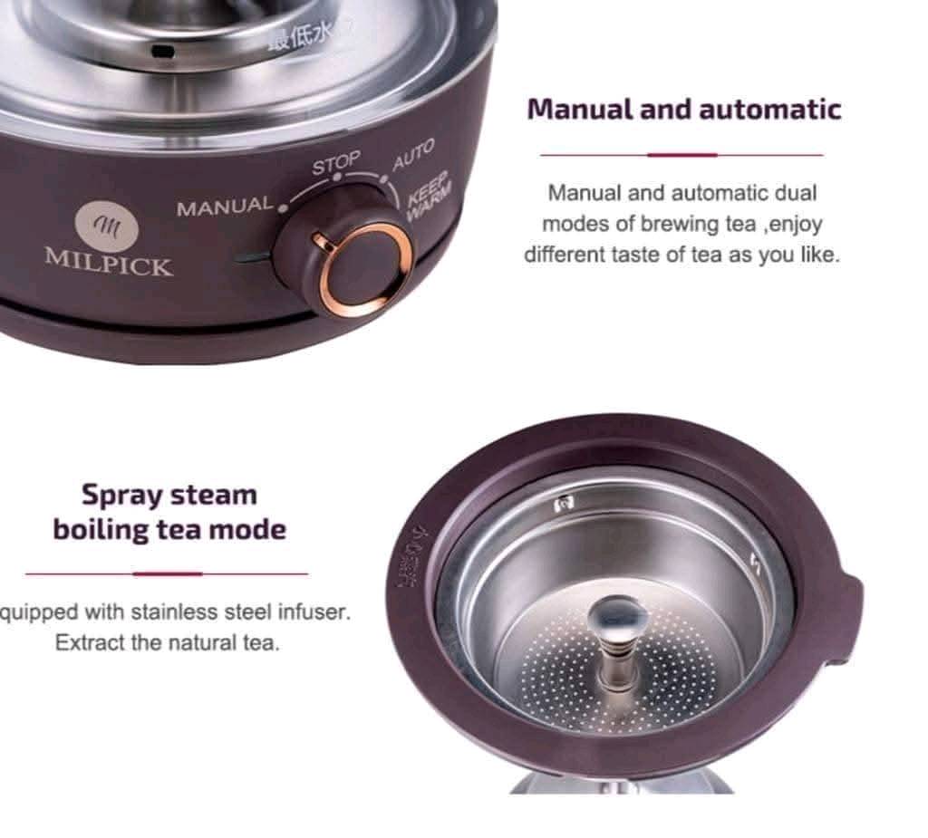 شاي يعدل الراس بعد الفطور بهذا القوري 
وادعولي 🤗 يشتغل ع المولد هم ✅

لكثرة الطلب على قوري تحضير الشاي الفاخر توفر الان ●●●
لتحضير الشاي.البغدادي 

 قوري تحضير الشاي الفاخر والجديد كليا وبمواصفات عاليه جدا ☕☕☕☕
١- ماركه POWERMAXX3 الألمانية 🇩🇪 🇩🇪 🇩🇪
٢- الجهاز بقوة ٦٠٠ واط فقط يعني تيار كهربائي قليل 🌟🌟
٣- سعه القوري ١ لتر 🍮🍮🍮
٤- تحكم بجميع عمليات التحضير يعني ... تشغيل مستمر أو إطفاء الجهاز ذاتيا عندما يتم تحضير الشاي .... أو يمكن ضبط الجهاز ليبقى الشاي محافظ على الحرارة KEEP WARM 🌟
٥ - يمكن إستعمال الجهاز كغلايه ماء فقط 🌟🌟🌟
٦ - مصنوع من أجود أنواع البايركس والستانلس ستيل الغذائي وبمواصفات عاليه 👌👌👌

للحجز والأستفسار مراسلتنا 📩 📨 
او الاتصال ***********
التوصيل بغداد وجميع المحافظات 🇮🇶 🚚 
