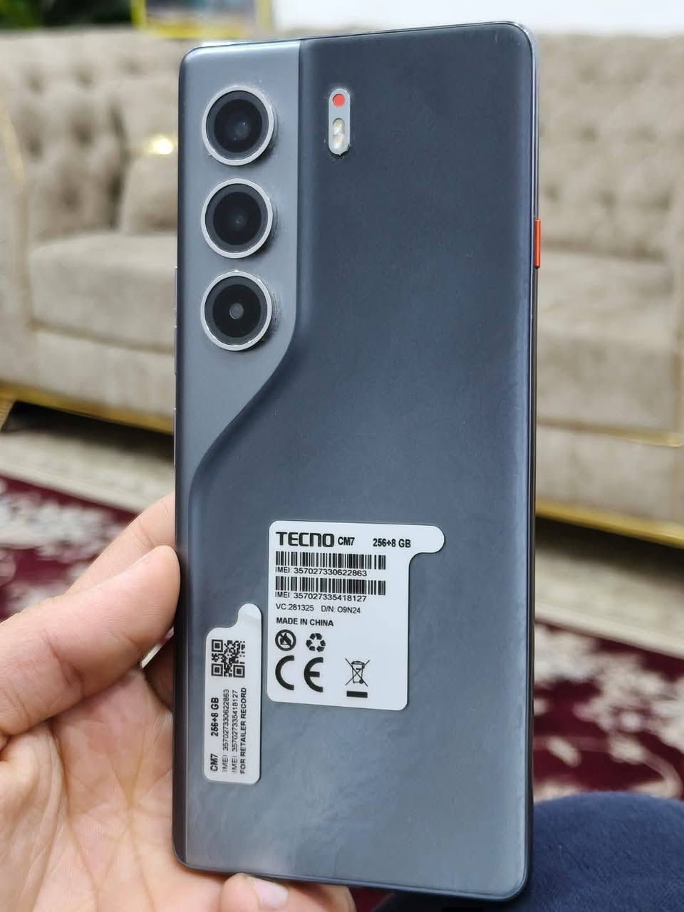 السلام عليكم تڪـنو ڪامـون 40برو اصدار 15 الحديثG5
زلغ مابية بعدة بل كارتون 
محتاج اريد ابيع نضيف كلش
ذاكرتة256  
موصفات 
شاشة مصفحة+ضد الكسر
كامرة تدعم60 امامية وخلفية 
90فريم ببجي 
كامرتة كزاز وبية هواي موصفات بعد 
سعر320وبية مجال كلش قليل ***********مكاني بصرة جزيرة
