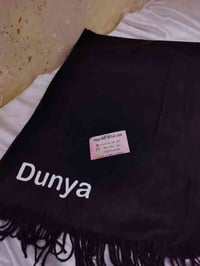 ترند الموسم سكارف لون اسود مع طباعة   حسب الطلب الزبون  للحجز والاستفس...