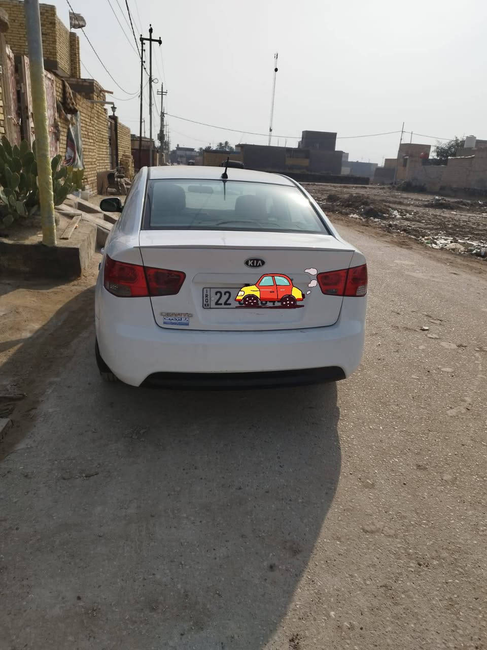 السلام عليكم كيا سيراتو 2012 خليجي رقم اربيل تريد وكاله اتريد تحويل باليعجبك  محرك كير جديد تدفئه تبريد جدد تخم تاير ويل كب السياره جدآ جديده بيها رشات صبغ بدون دواخل السعر 110بيها مجال بسيط للأتصال صاحب السياره *********** مكان السياره كربلاء
