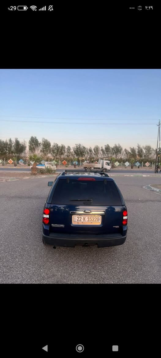 سلام عليكم 
فورد اكسبلور موديل 2007 
سياره كلين تايتل كفاله عامه 💎
تبريد ثلج 🧊
شرط كير محرك 📦
رقم اربيل شرط تحويل  
بيها بطاقة بانزين 
مواصفات 
كشن كهرباء 
نظام Abs 
كاميرا خلفية
تحكم مري
قفل رمز بل باب 🔒
شاشة كبيرة 
نضام فور ويل 
داخلية لونين 
السعر شدة ( 95 ) وبيها مجال 
مكان السيارة كركوك
للأستفسار ***********

