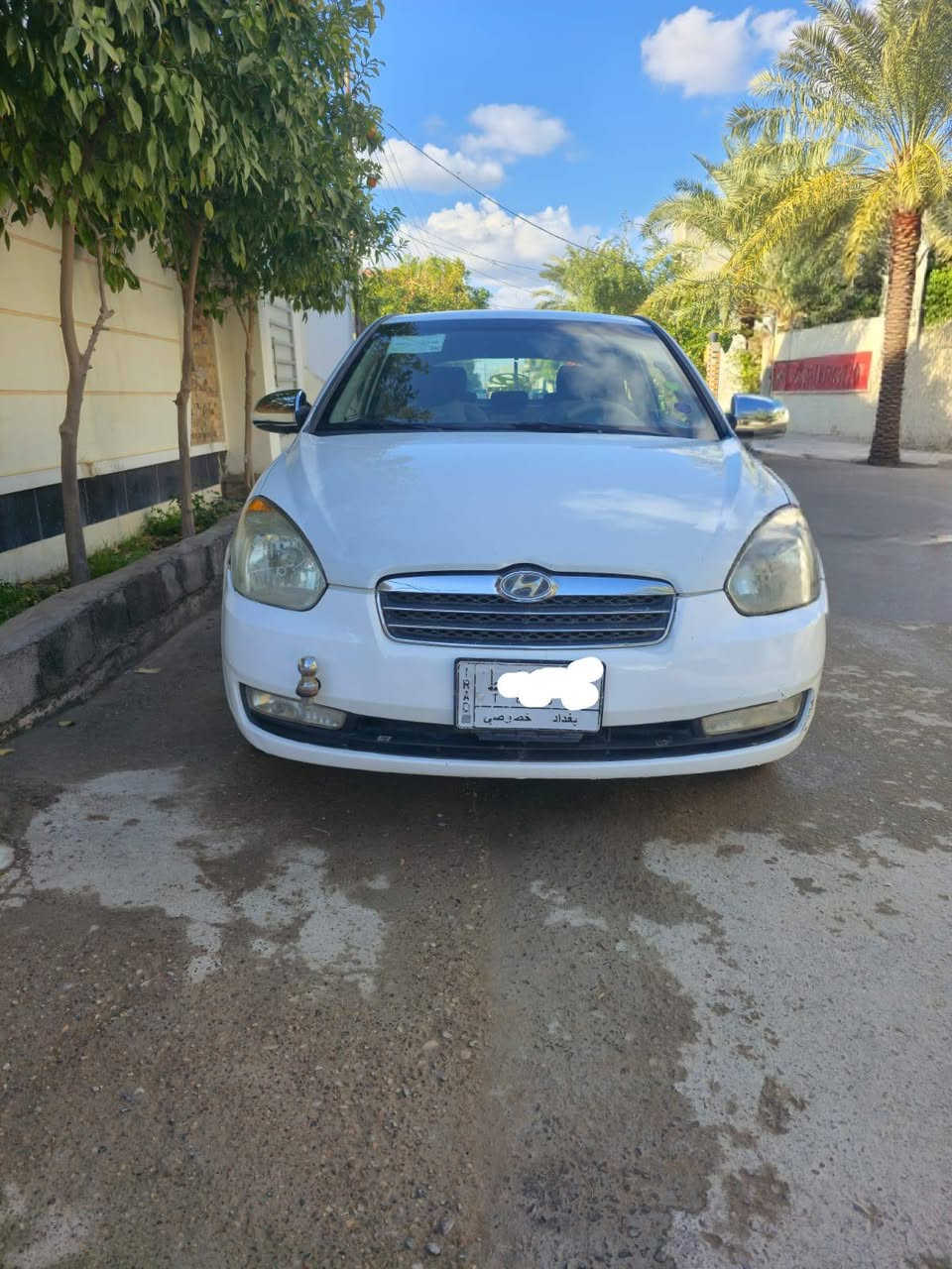 سلام عليكم  عندنا هاي السياره للبيع اكسنت 2009 سياره كفاله العامه بس بيها  ضرر جامرلوغ  الايمن عكس جهه السائق كلش بسيط سياره امريكيه تدفئه تبريد شغالات مكينة 1600 لا تنقيص لا بخار صدر مامي خلفي مكفول سنوية 2027 جديدة رقم بغداد 
سعر 58بية مجال بصيط حك جية 
ستفسار كثر ***********
للعنوان ديالى بعقوبة تقاطع القدس
