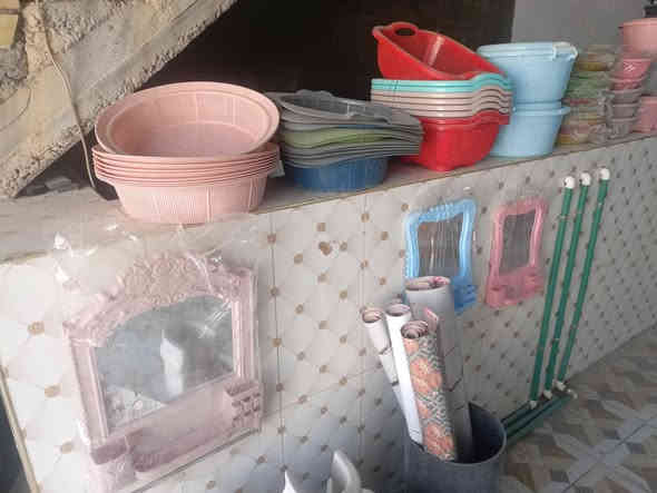 سلام عليكم للبيع مواد منزليه تصفيه محل النجف حي النداء شارع 30قرب مدرسه الكرم والجود  مقابل أسواق الخزعلي ومقابل صيدليه احمد ماجد ***********وتساب
