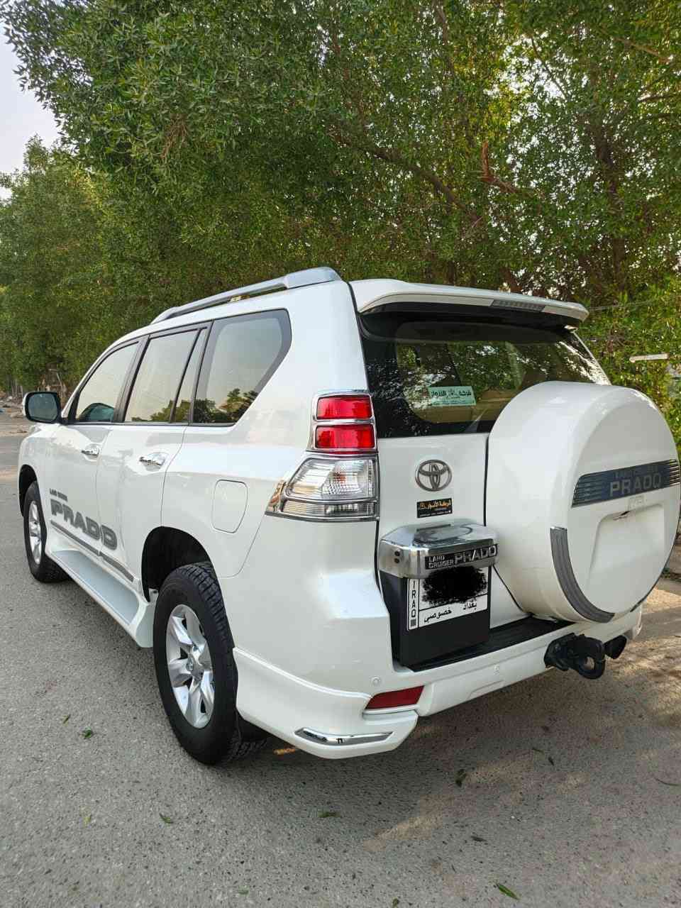 السلام عليكم 
(برادو موديل 2013 كفاله عامه بس الدعاميه الاماميه صبغ باقي السياره كفاله عامه السيارهTX.L {سعر السياره 28ونص}285 المكان بغداد للاتصال والاستفسار على هذا الرقم ***********
