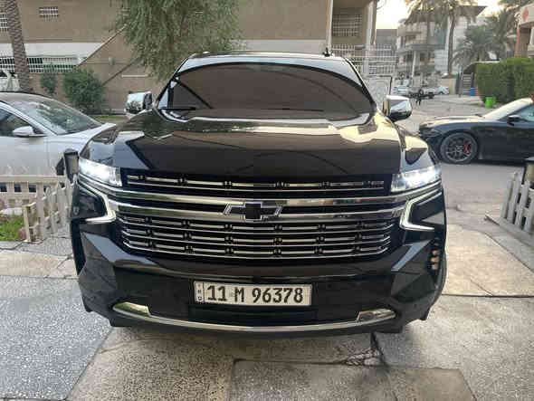 السلام عليكم تاهو  بريمر موديل 2022 خليجي  باسمي رقم بغداد الدولي مكفول كفالة عامة وعليها تغليف كامل Pbf  فول مواصفات والبريمير معروفة مواصفات 
محرك ثمانية سلندر 
تشغيل عن بعد 
بصمة ابواب وتشغيل وصندوق 
فتحة سقف بانورما 
جكات 
داتا شوُ
فور ويل 
سقف كنتارا 
داخل جلد عسلي 
ستيرن كهرباء 
خزن ميموري 
دوس كهرباء 
انارة ترحيب 
علامة ضوء القمر 
ثلاجة
رادارات محيطية 
قيادة اليه 
حساس تنيه 
حار بارد كشن 
ومواصفات هواية السعر 540$مكانها بغداد للاتصال ***********
