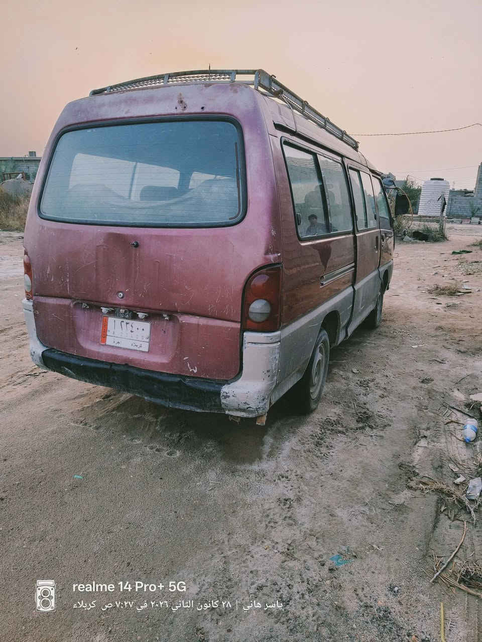 كربلاء 
باص هونداي h100 موديل 94 للبيع السعر المطلوب مليونين عراقي محرك ونجي ناعم كير وتو ***********
