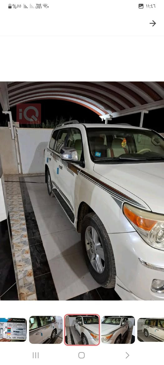 للبيع تويوتا الاندكروزر 2014 محرك 8 سلندر يعني 4600  السياره ماشيه 96كم
السياره مكفوله عام مكان السياره ديالى الخالص  ***********
