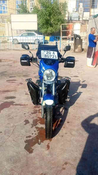 السلام عليكم
دراجة دايوان موديل 2022 مرقم سنوية ورقم تحويل ثاني يوم 
دراجة مجفتة تجفيت شركة سيزر  دراجة نضيفة مثل ما واضح بصورة  استفسار على هاذا الرقم

***********
