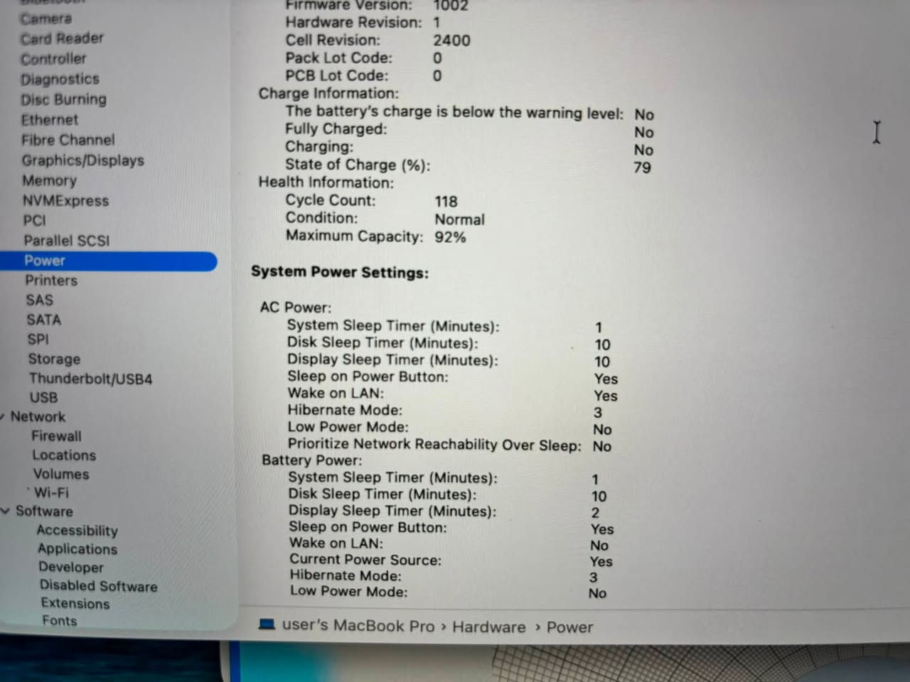 💻 للبيع: MacBook Pro M2
🔹 المعالج: Apple M2
🔹 الرام: 8GB
🔹 التخزين: 512GB SSD

السعر مليون دينار

مناسب للدراسة، العمل، التصميم والبرمجة.

📱 التواصل واتساب:
***********
