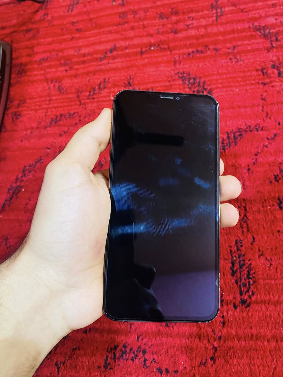 اكس ماكس للبيع ذاكره ٢٥٦ شريحتين مبدل بطاريه ١٠٠ فقط نضيف كلش وبي هاي لخضره بل شاشه لا تكبر ولا تصغر للعلم شاشه ما مبدل سعر ١٤٠ وبي مجال مكاني قرنه ***********
