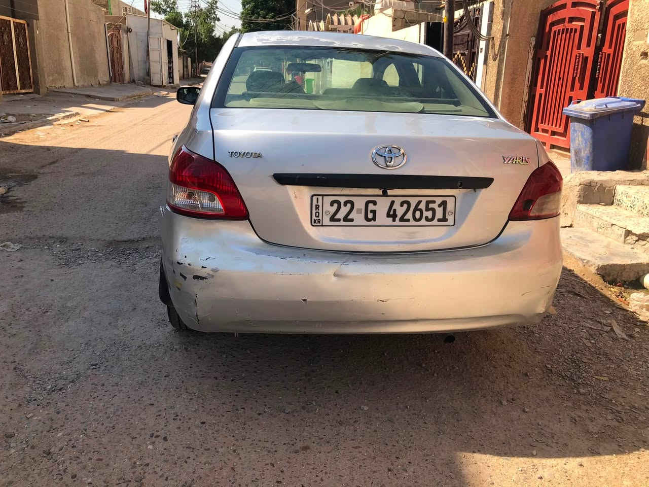 المكان بغداد
🚗 يارس 2008 خليجي للبيع

✅ السيارة بدون ضربات
✅ وارد ورصعات وخدوش فقط
✅ سنوية 29 باسمـي
✅ رقم أربيل (تحويل بأي وقت)

🔧 الصيانة والتبديلات:

* كهربائيات كاملة
* فيت بم، بلكات، مجاول، وبطارية  كله جديدة
* أرضية جلد
* شاشة + كاميرا
* كير ومكينة مكفولات
* تم تبديل المكينة إلى 1600cc بسبب صغر حجم المكينة السابقة

📌 الملاحظات:
❌ الكمبريسر يحتاج تصليح/تبديل (منظومة التبريد كاملة ومثل الثلج لكن الكمبريسر تعطل بسبب الغاز وغير اصلي
❌ الدعاميات مضروبات كما موضح بالصور
❌ واير الكاميرا مقطوع فقط
❌ الصدر الأمامي يحتاج داريم
✅ الخلفي والدبلات جدد ياباني

💰 السعر: 75 ورقة

للاستفسار مراسلة على الخاص او رقم ***********
