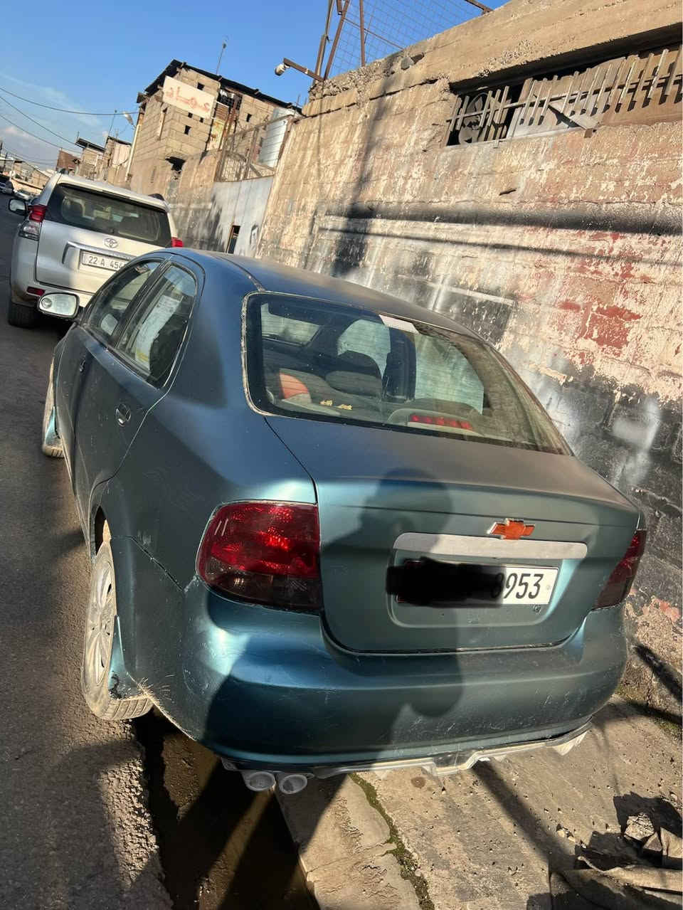 Aveo 2006
تەکسی بووە کراوەتەوە خسوسی
سەنەوی ٢٠٣١
هەزەی ٢٠٢٧
گیر و مکینە بەشەرت 
سعر ٤٣ وەرەقەو مجالیکی زۆر کەم
شوین هەولیر 
***********
*********** أربيل, العراق
