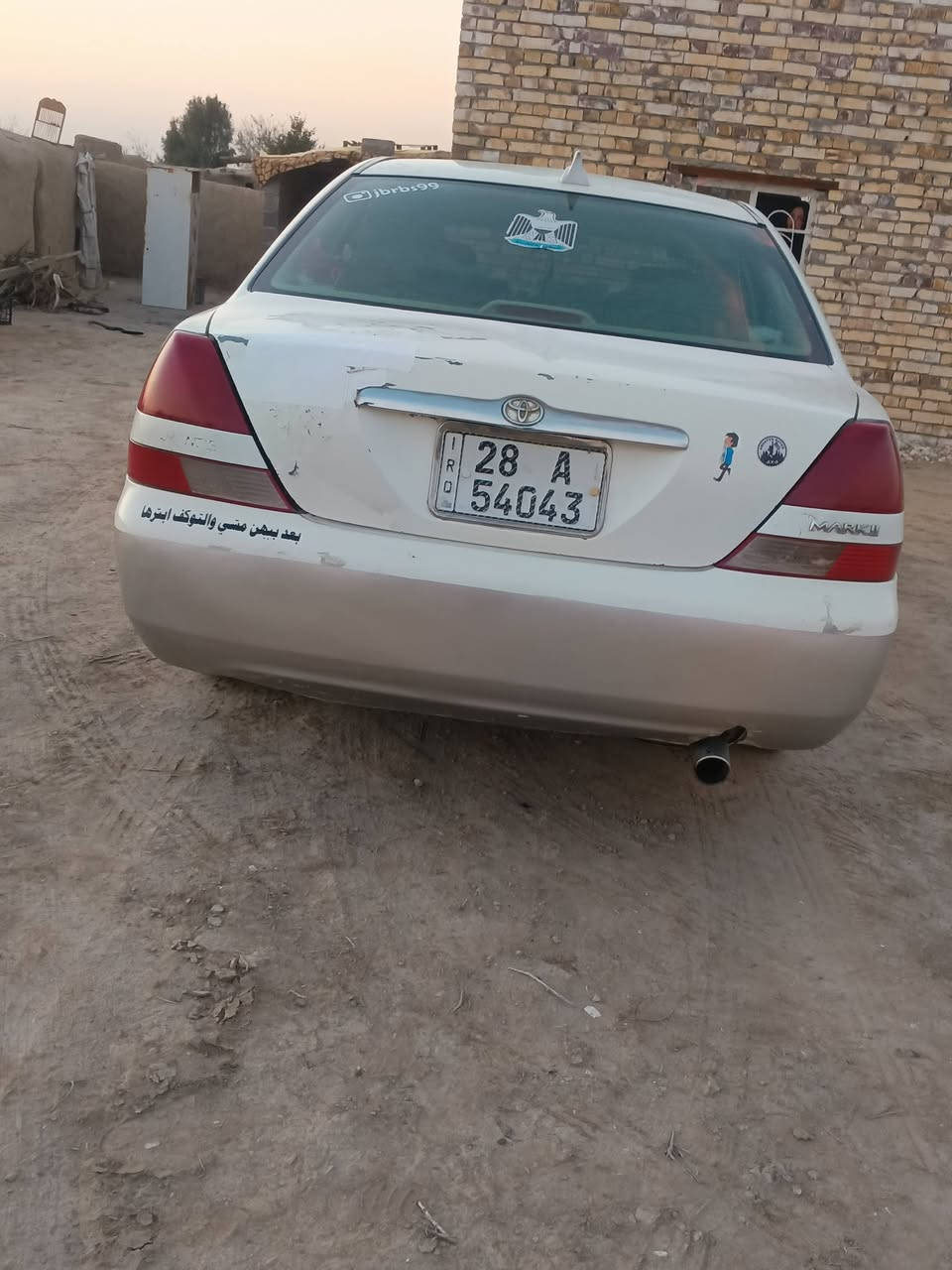 السلام عليكم مارك كراند موديل الفين واحد +تخم تاير جديد +مكينه وكير كارتون +تبريد ثلج +حداديه قبل سبوع سويتها +مكفوله من الضربه ولعيب الشرعي +ترايك للبصره رقم انكليزي بسمي سنويه ل30 السعر 50قفل المكان ذي قار الفجر  
ه***********
