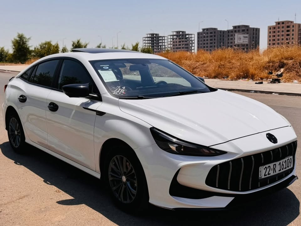 ئێم جی  MG GT 2025 Sport.كامل.كةمةليات🔥
تەنها.24.هەزار رۆشتووە. سعر.120$🔥🔥
فول مواصفات.بەصمة.سلاید.برێك کارەبایی.
شاشەو كاميرا.ئاوێنە شەفت. کوشین جلد.بى.سبوخ.بى.تحديل.هـيچى نية.سبوخ.تةنك
لايت زينۆن.شاشە بیلادی ئەکتیڤ.بی.مكان : أربيل.   
  ☎️. موبایل .***********
