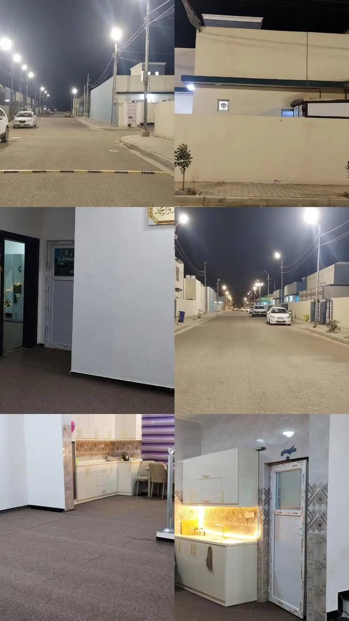 دار للبيع في مجمع الزهراء السكني 150متر طابق واحد غرفتين صاله استقبال مطبخ كراج شارع 15وجه بيت كوفه سند حر بيت 130مليون اتصل على واتساب ***********.، ***********
