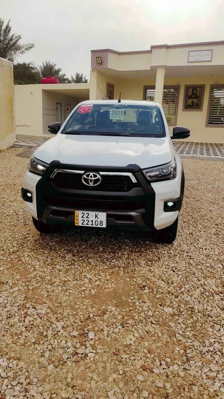 يا الله سلام عليكم متوفر تيوتا هايلوكس ادفنجر مديل 2025 زيروه ماشيه 1600 كفاله عامه من كلشي السياره جديد ما ناقصه كلشي لستفسار عبر الرقم الئاتي ***********
