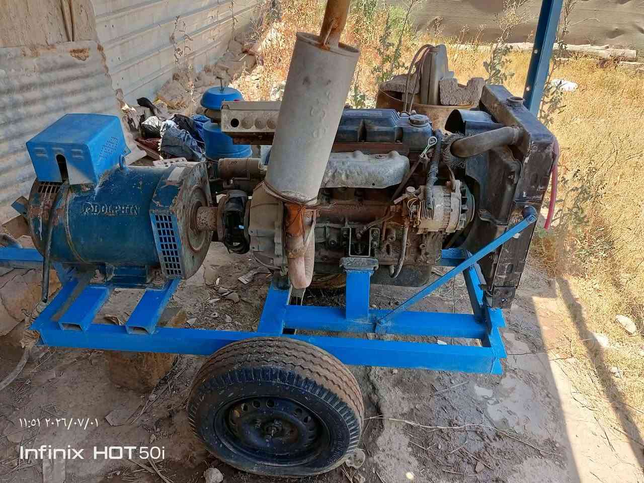 السلام عليكم
مولد كيا محرك 3000 مكفول لا تبخير ولا تنقيص 
راس توليد 30 kv
تجي تفحص وتحمل عليها 
السعر اتصل أو راسلني خاص 
المكان بغداد المحمودية 
للاستفسار 
***********
