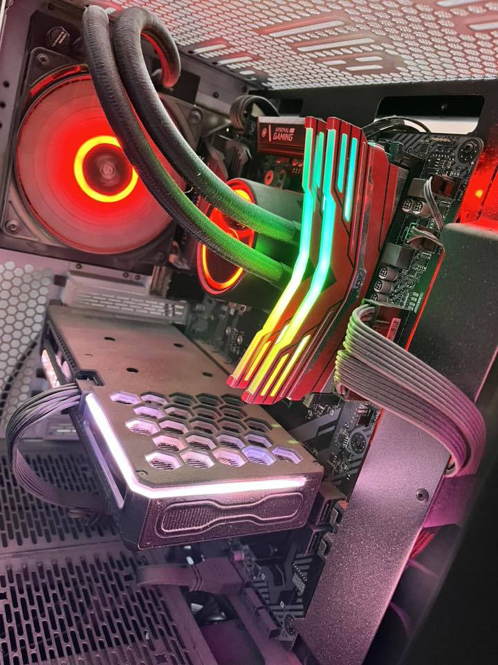 السلام عليكم
R5 3600 
B450 MSI TOMAHWK 
RTX 3060Ti 8GB 
16GB DDR4 3200MHz OLOY RGB 8*2
1TB HDD TOSHIBA
SSD 256GB ADDLINK 
PSU 700W DEEPCOOL BRONZE 
CASE LIAN LI LANCOOL MESH WHITE 
هاي المواصفات فقط كيس شكد سعر يعجبك وراسلني


**إذا كنت صاحب هذا الإعلان وتريد حذفه لأي سبب، رجاءا أرسل رسالة إلى الدعم الفني**