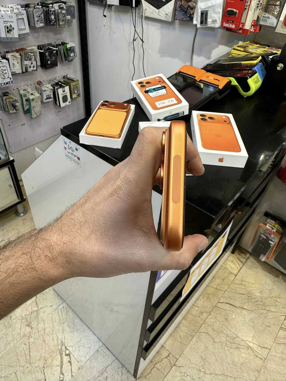 السلام عليكم
Iphone 17 pro max 256GB
Esim
نظافة ‎%‎
بطارية 100
مستعمل شهر واحد
مكفول من التصليح ومن أي خلل
باكيت وكيبل أصلي
السعر مليون و740
مكاني بغداد العامرية
***********
لا يوجد توصيل
