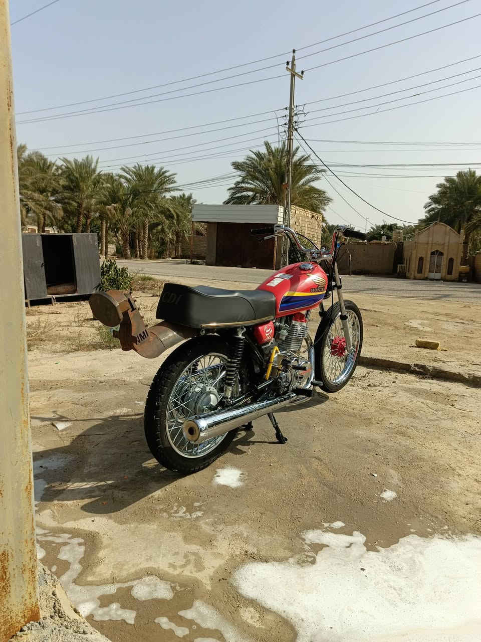 سلام عليكم دراجه لبيع كلك مكفوله عشائرين صرله شهر من معمره سعر 700 بدون سبايدر رقمي بيه وتساب ***********مكان اعكيكه
