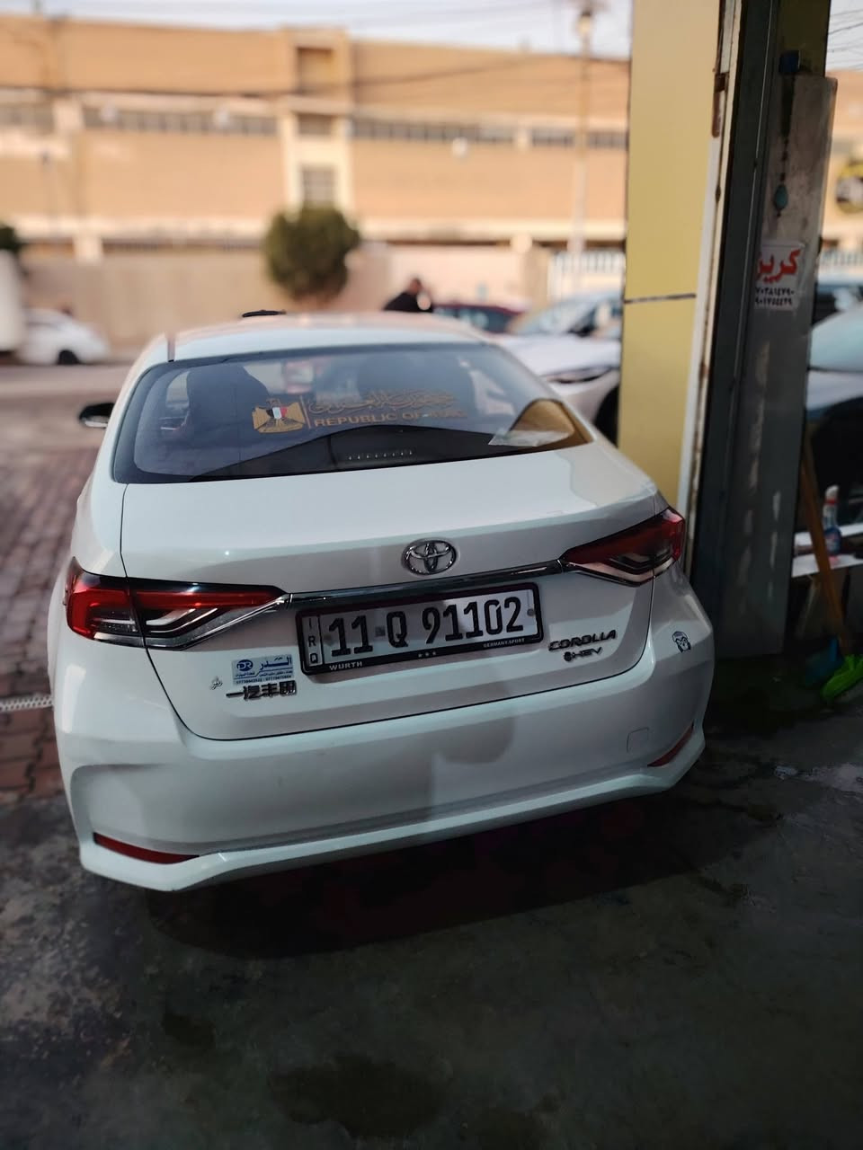 السلام عليكم
كورلا هايبرد تجميع الصين موديل ٢٠٢٤ شكل الخليجي فول مواصفات ماشية ٤٤ بدون صبغ بيها مكان بارد وشخطين صغار سيارة حلوة وترايها زيرو
السعر ١٤٥ 
مكانها الكريعات 
رقم الهاتف ***********
