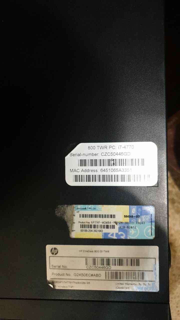 case hp
core i7
ram 16
gtx 1050ti 4g
480 ssd
1 T hdd أربيل, العراق


**إذا كنت صاحب هذا الإعلان وتريد حذفه لأي سبب، رجاءا أرسل رسالة إلى الدعم الفني**