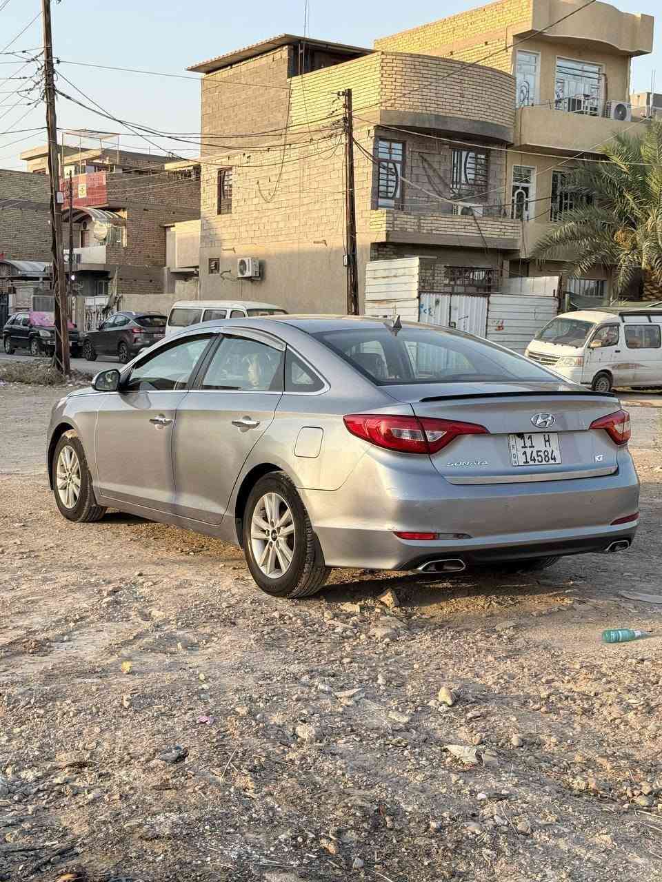 السلام عليكم من رخصت الادمن سوناتا 2016 خليجي مكينه 2400 دوش بيهه جوه قبع البانزين صبغ وذيل ووقماره بيهه حلوب شي بسيط رقم بغداد باسمي سعر 110. وبيهه مجال قليل ه‍*********** ابو حسن مكان بغداد الشعب

