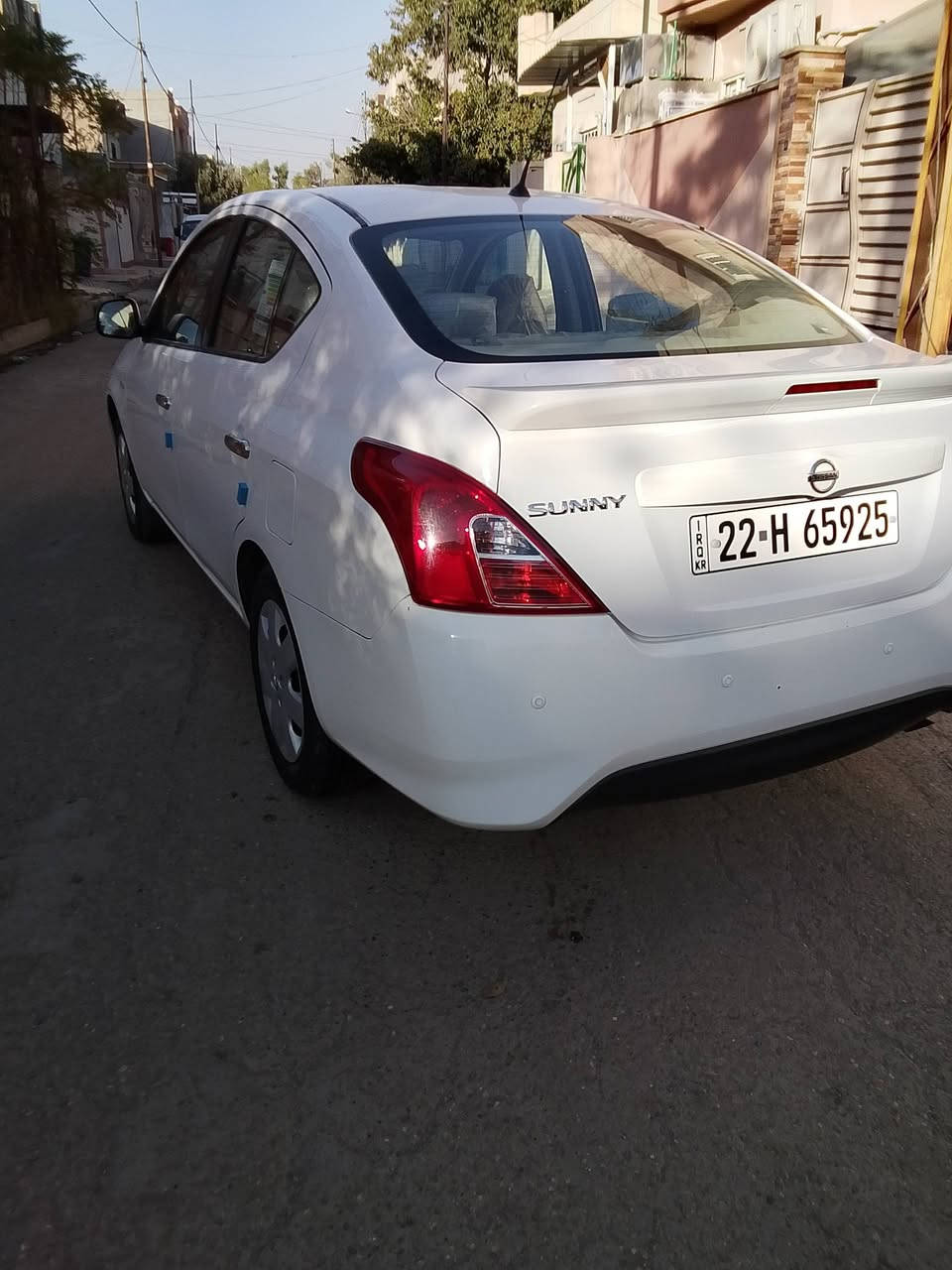 نيسان صني هندي
موديل 2021
ماشيا 114الف
ملاحظة شبر بخ يم قبر البانزين 
والسعر 108 مجال بسيط 
***********
